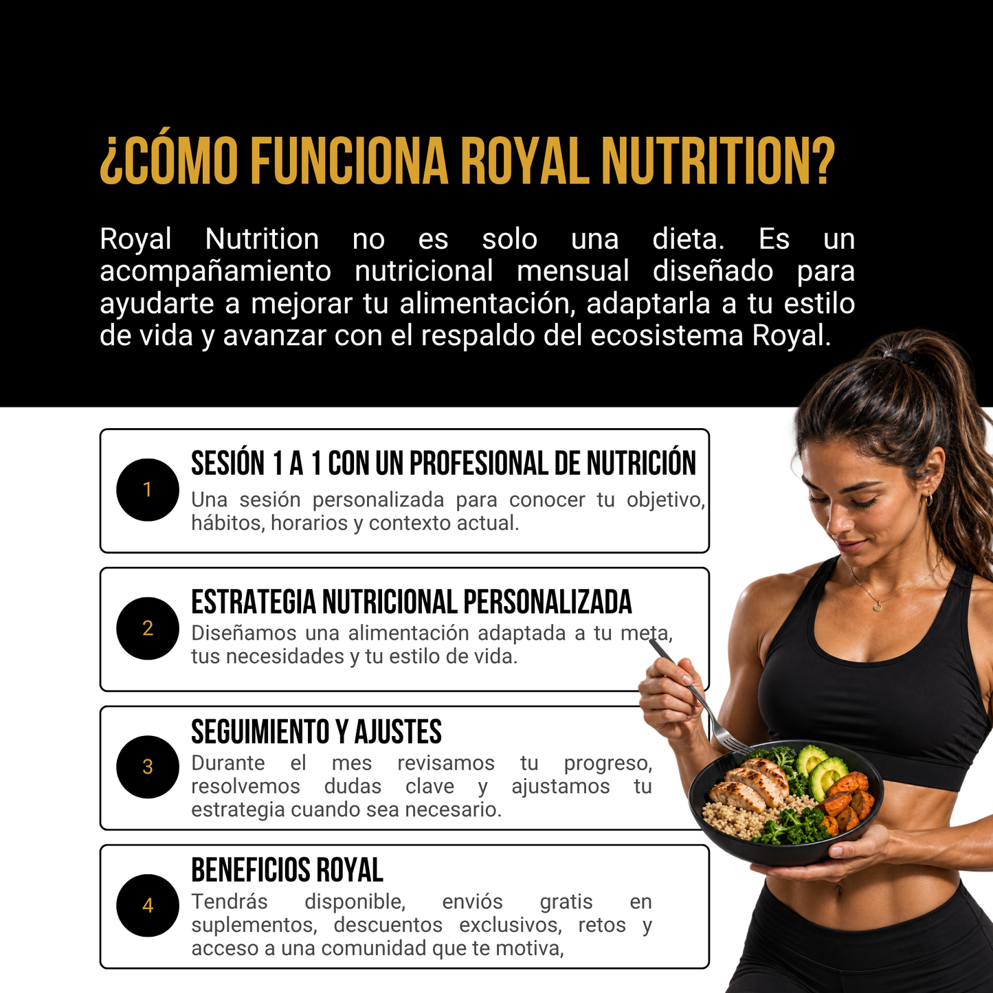Royal Nutrition — Acompañamiento Nutricional Mensual